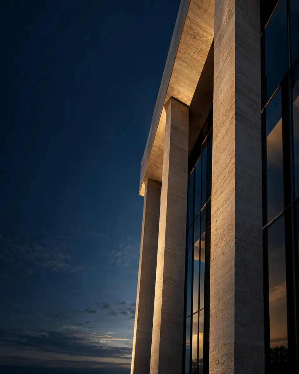 Fachada de edificio de oficinas