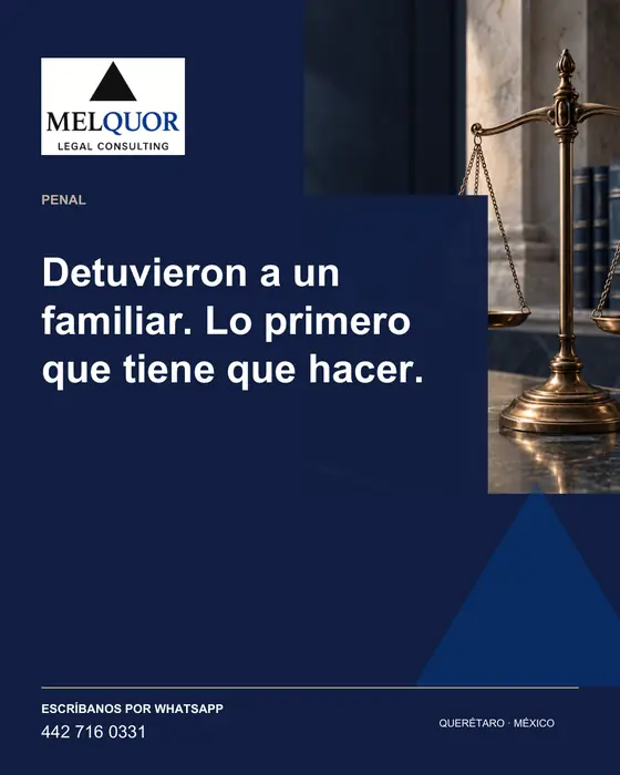 Publicación de Melquor: Detuvieron a un familiar